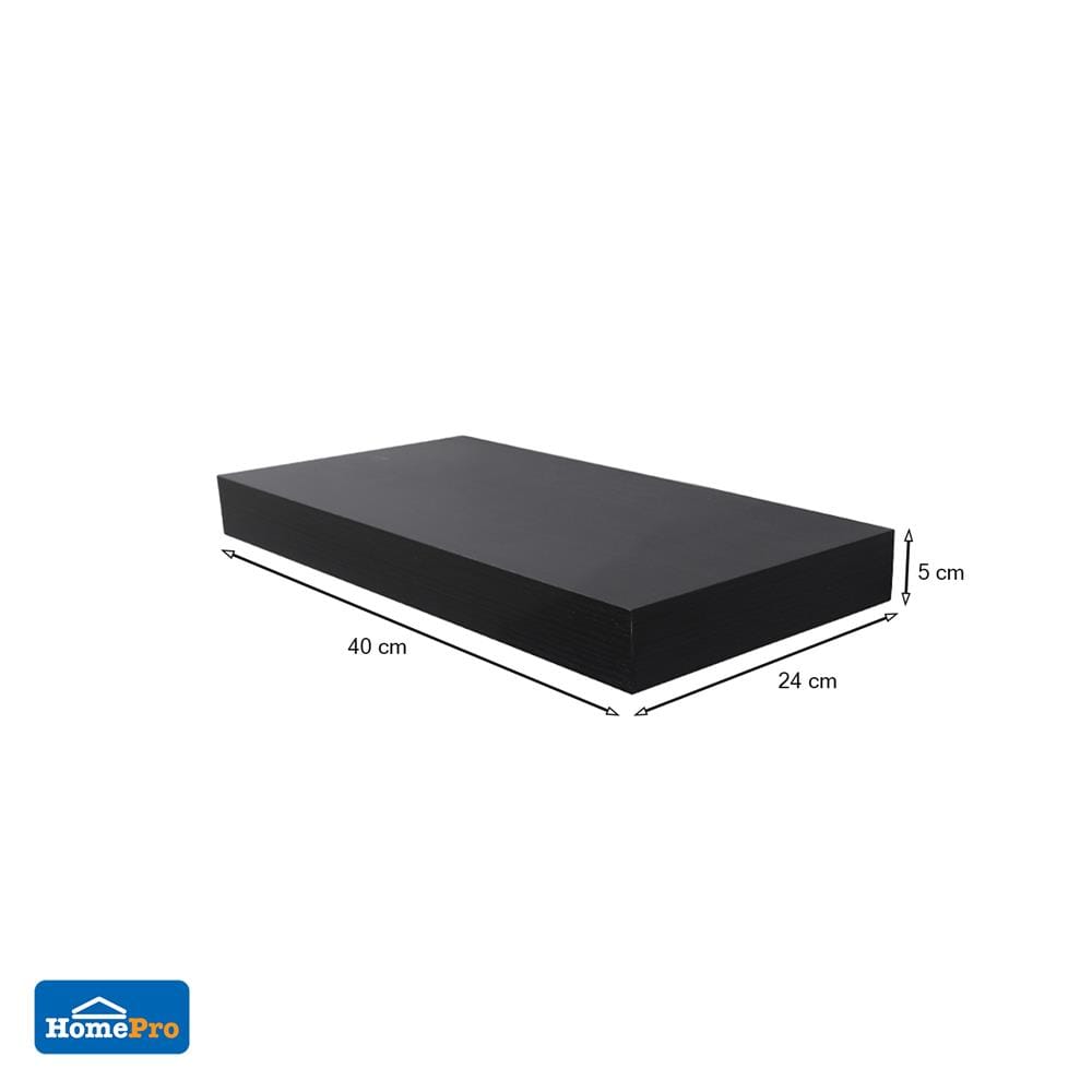 แผ่นชั้นไม้ซ่อนขา STACKO 40x24x5 ซม. สีเวงเก้