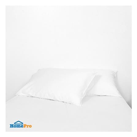 ปลอกหมอนหนุน HOME LIVING STYLE COTTON SATEEN สีขาว แพ็ก 2 ชิ้น_5