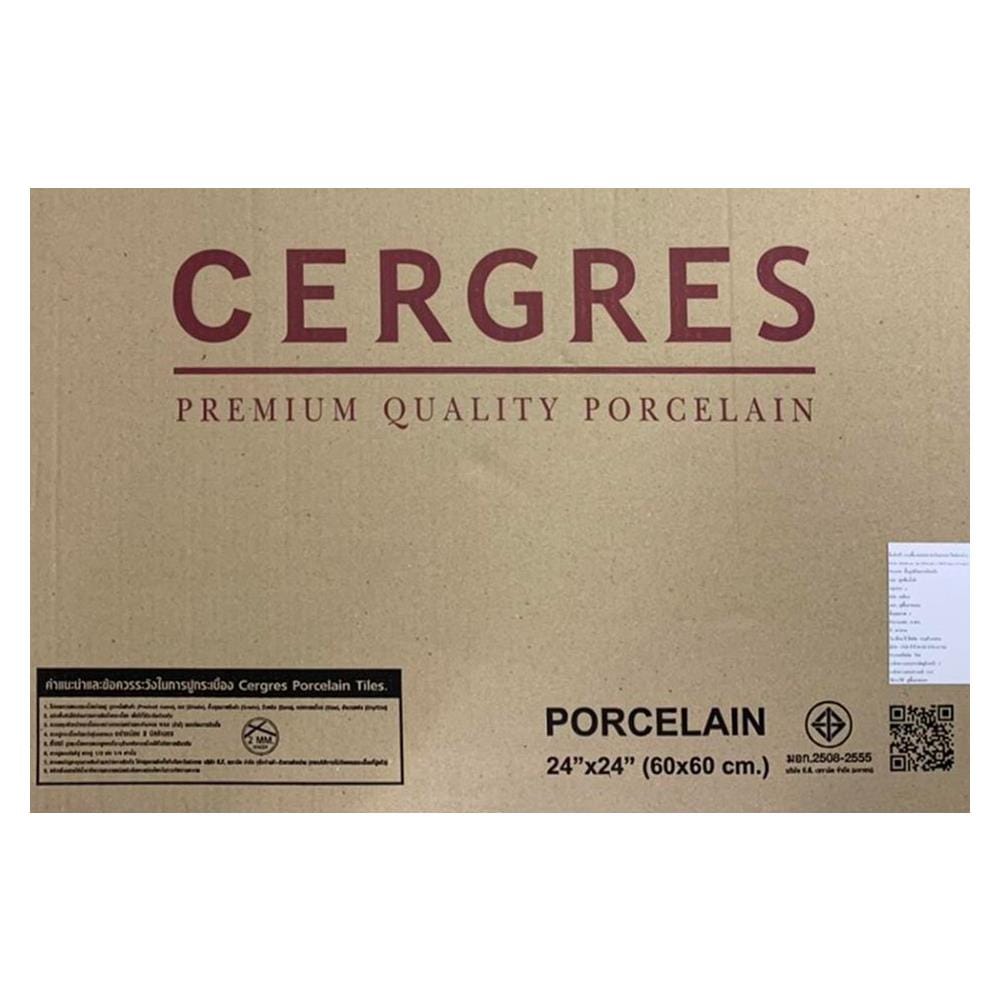 กระเบื้องพื้น 60x60 ซม. CERGRES เอสตาดี้ ไลท์เกรย์ A 1.44 ตร.ม.