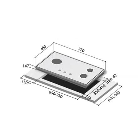 เตาฝังแก๊ส RINNAI RB-73TG 77 ซม._4