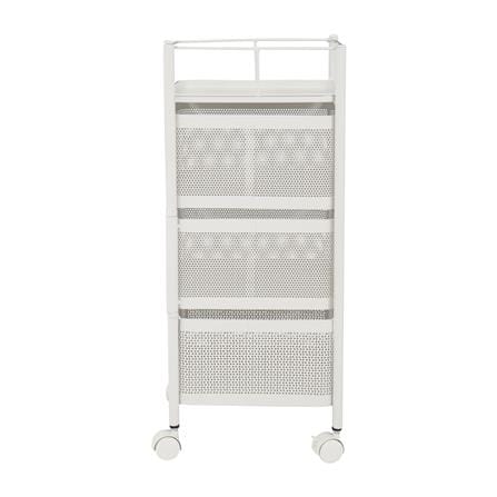 ชั้นวางของ 3 ชั้น มีล้อ KECH SPACE SAVER สีขาว_1
