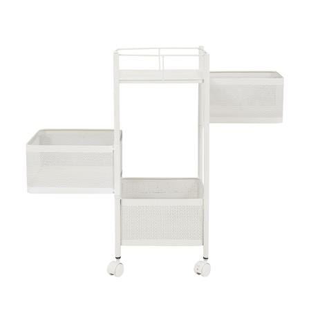 ชั้นวางของ 3 ชั้น มีล้อ KECH SPACE SAVER สีขาว_2
