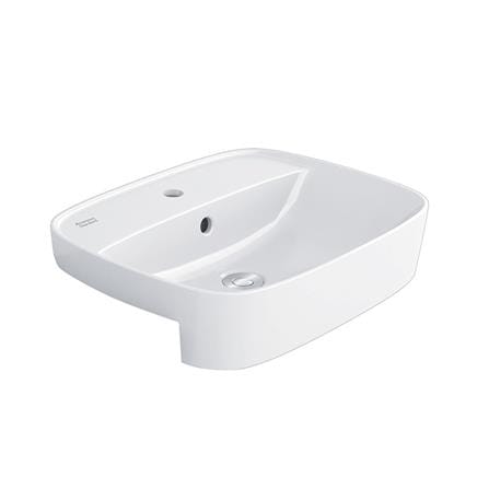 อ่างล้างหน้าแบบฝังครี่งเคาน์เตอร์  AMERICAN STANDARD WP-0320-WT สีขาว_0