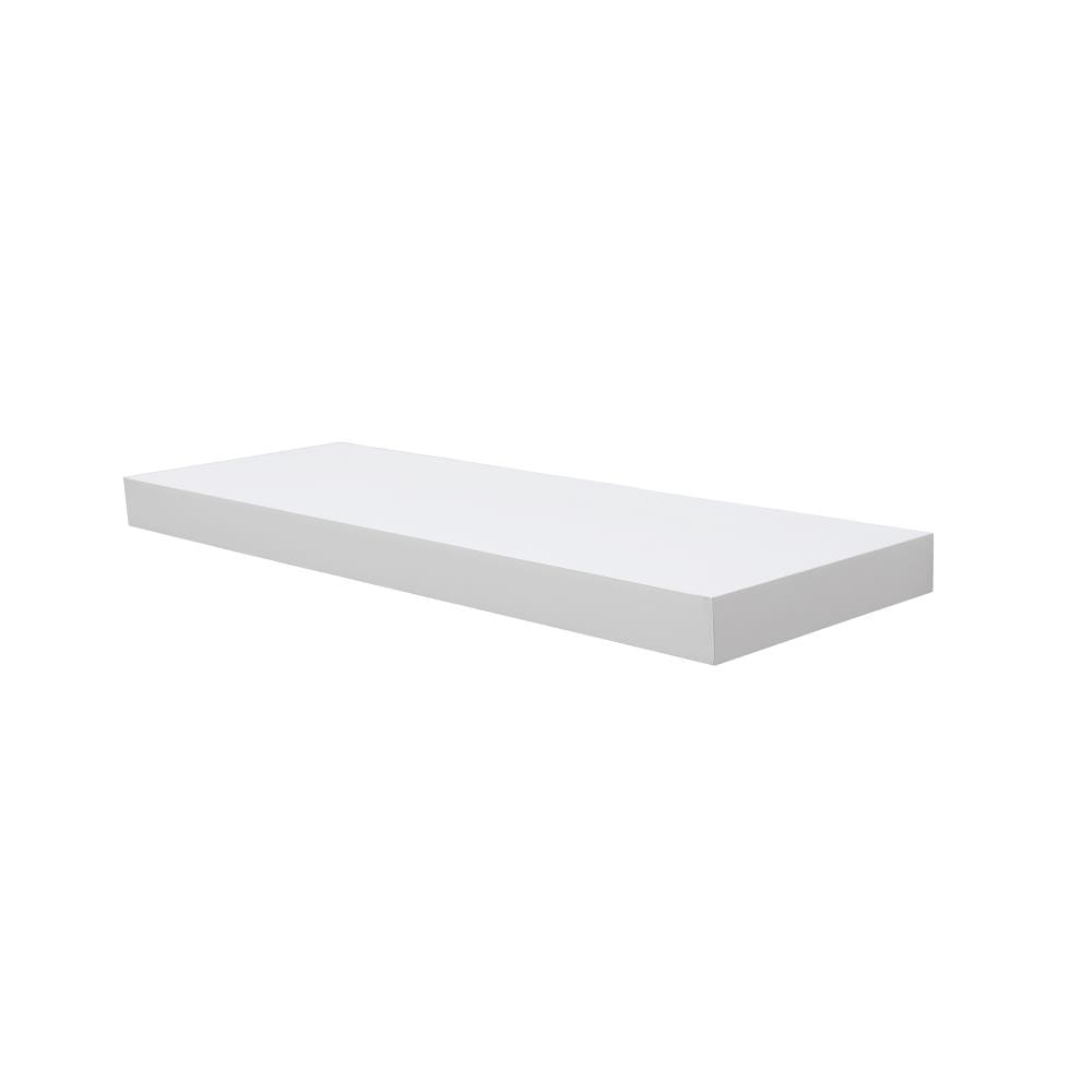 แผ่นชั้นไม้ซ่อนขา STACKO 80x24x5 ซม. สีขาว