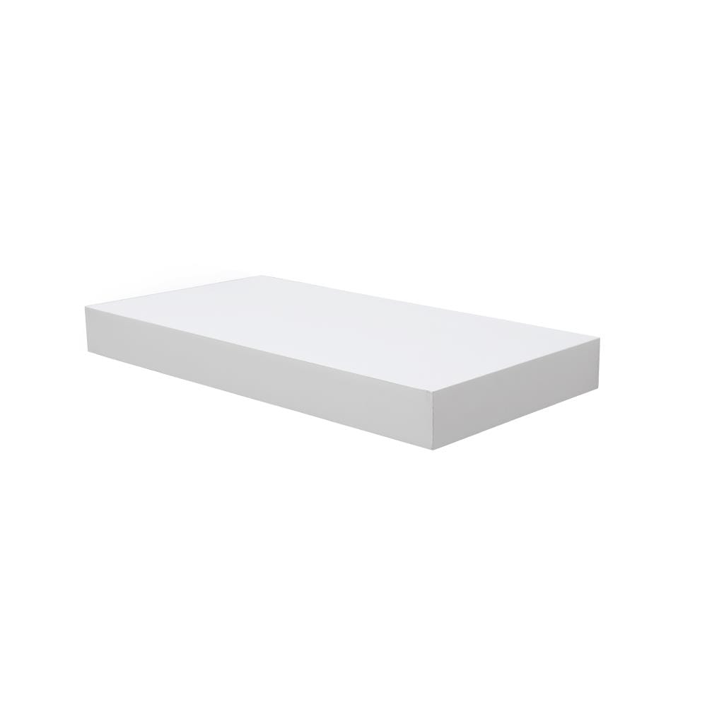 แผ่นชั้นไม้ซ่อนขา STACKO 40x24x5 ซม. สีขาว