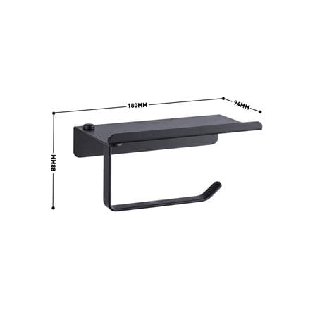 ที่ใส่กระดาษทิชชู่ RASLAND RA TOILET-BLACK สีดำ_4
