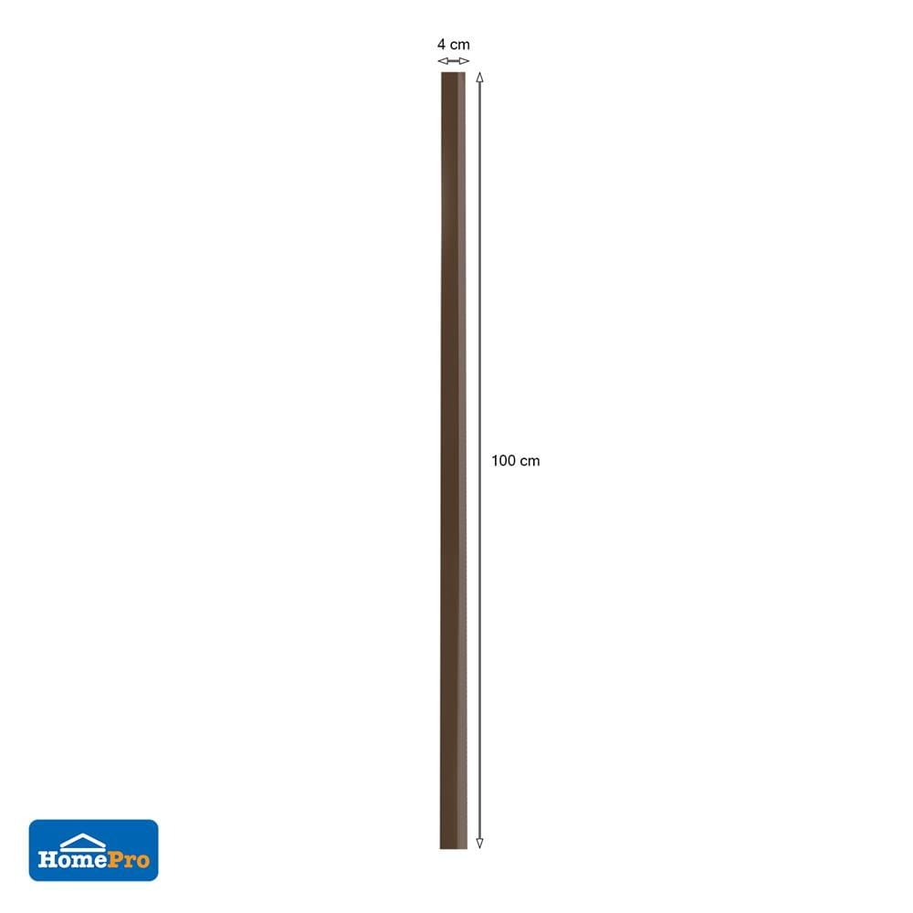 คิ้วกันแมลงแบบยาง DEXZON 100 ซม. สีนํ้าตาล