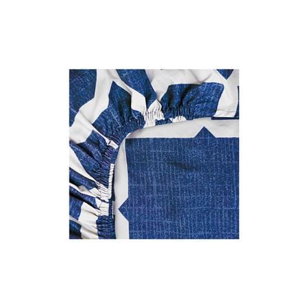 ชุดผ้าปูที่นอน 6 ฟุต 6 ชิ้น PICASSO BASIC สี ROME NAVY BLUE_1