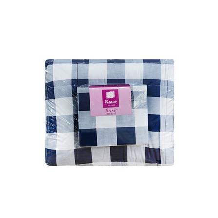 ชุดผ้าปูที่นอน 6 ฟุต 6 ชิ้น PICASSO BASIC สี FLORENCE NAVY BLUE_4