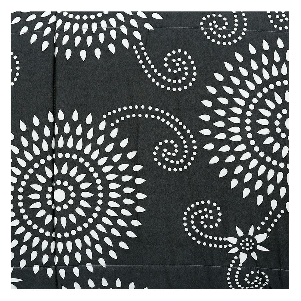 ชุดผ้าปูที่นอน 6 ฟุต 6 ชิ้น PICASSO BASIC สี VENICE DARK GREY