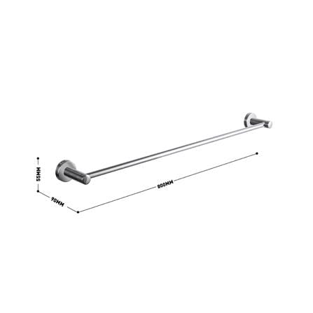 ราวแขวนผ้า RASLAND RA AQ-888 SS304 80 ซม._1