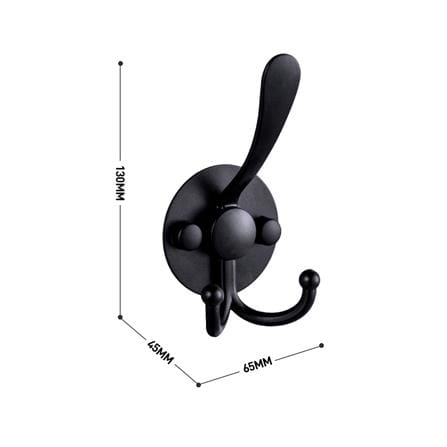 ขอแขวนผ้า RASLAND RA BLACK-LONDON สีดำ_1