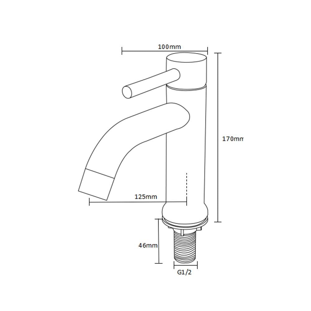 ก๊อกอ่างล้างหน้าเดี่ยว RASLAND RA 992244