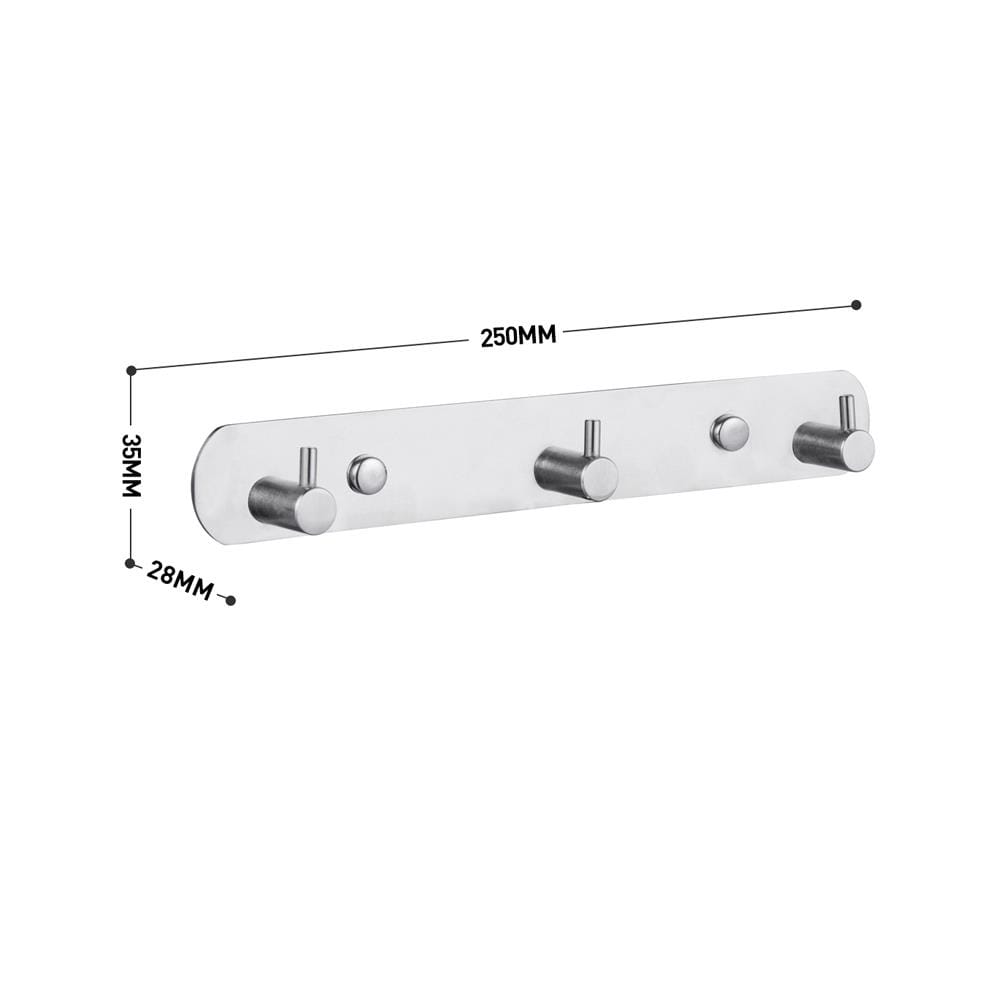 ขอแขวนผ้า RASLAND RA PIN-HOOK-33 สีสเตนเลส