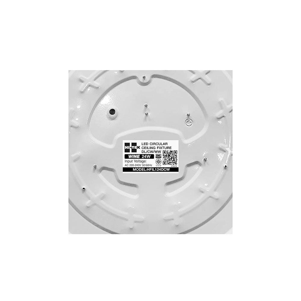 ไฟเพดาน LED HI-TEK HFIL1 15 นิ้ว 24 วัตต์ DAYLIGHT/COOL WHITE/WARM WHITE สีขาว