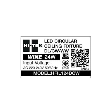 ไฟเพดาน LED HI-TEK HFIL1 15 นิ้ว 24 วัตต์ DAYLIGHT/COOL WHITE/WARM WHITE สีขาว_8