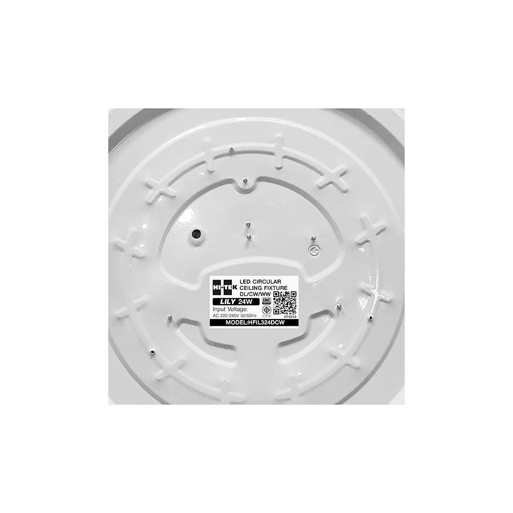 ไฟเพดาน LED HI-TEK HFIL3 15 นิ้ว 24 วัตต์ DAYLIGHT/COOL WHITE/WARM WHITE สีขาว