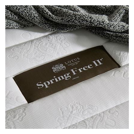 ที่นอนไฮบริด 5 ฟุต สุญญากาศ LOTUS รุ่น SPRING FREE II พร้อมหมอนหนุน 2 ใบ_1
