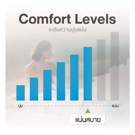 ที่นอนไฮบริด 5 ฟุต สุญญากาศ LOTUS รุ่น SPRING FREE II พร้อมหมอนหนุน 2 ใบ_9