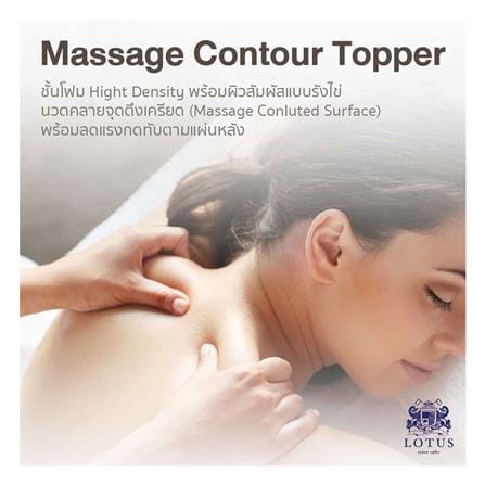 ที่นอนไฮบริด 5 ฟุต สุญญากาศ LOTUS รุ่น SPRING FREE II พร้อมหมอนหนุน 2 ใบ_12