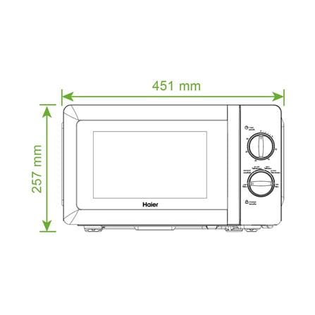ไมโครเวฟระบบอุ่น HAIER HMW-M2301W 20 ลิตร_3
