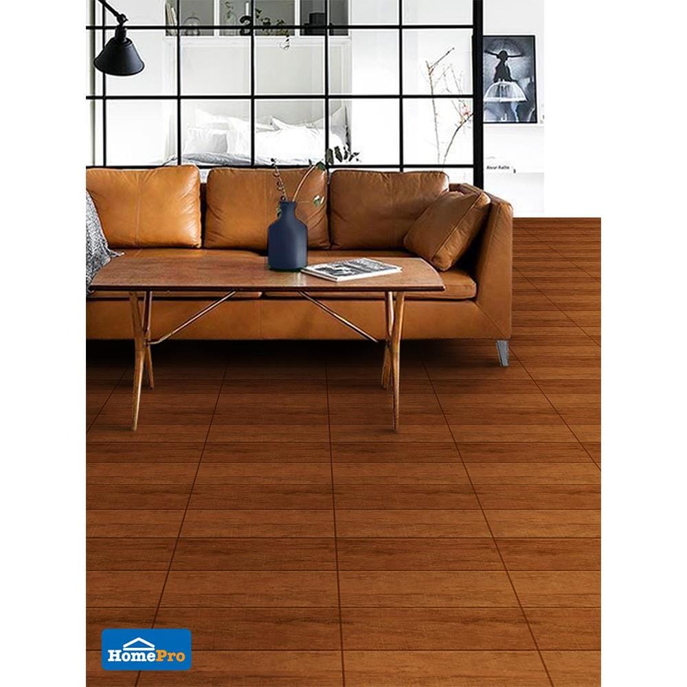 กระเบื้องพื้น 16x16 นิ้ว ภูผา อาบรูซโซ่ วู๊ด น้ำตาล PM 0.96M2