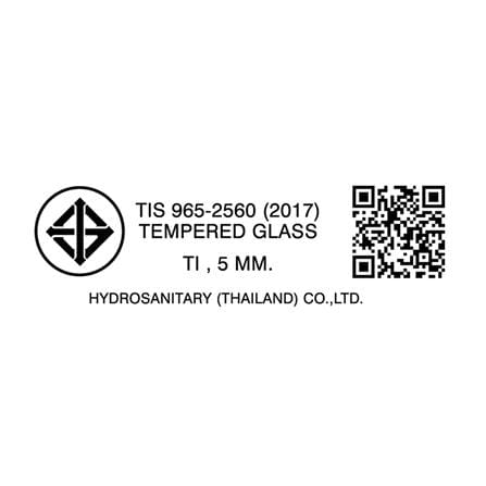 ฉากกั้นอาบน้ำสั่งตัด I-SPA 90-119 ซม._7
