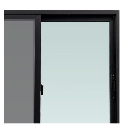 หน้าต่างบานเลื่อน อะลูมิเนียม S-S มุ้ง AZLE 120X110 ซม. สีดำ_1