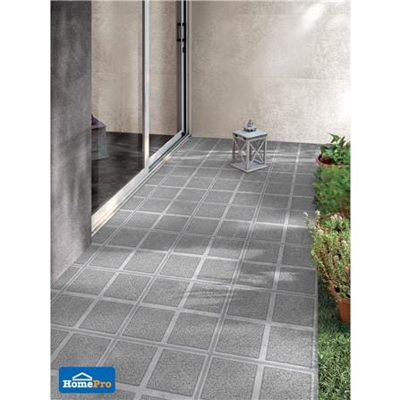 กระเบื้องพื้น 16x16 นิ้ว ภูผา โรซิโอ้ สโตน เทา PM 0.96M2_2