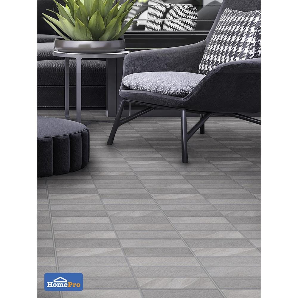 กระเบื้องพื้น 16x16 นิ้ว ภูผา แอนซิโอ้ สโตน เทา PM 0.96M2