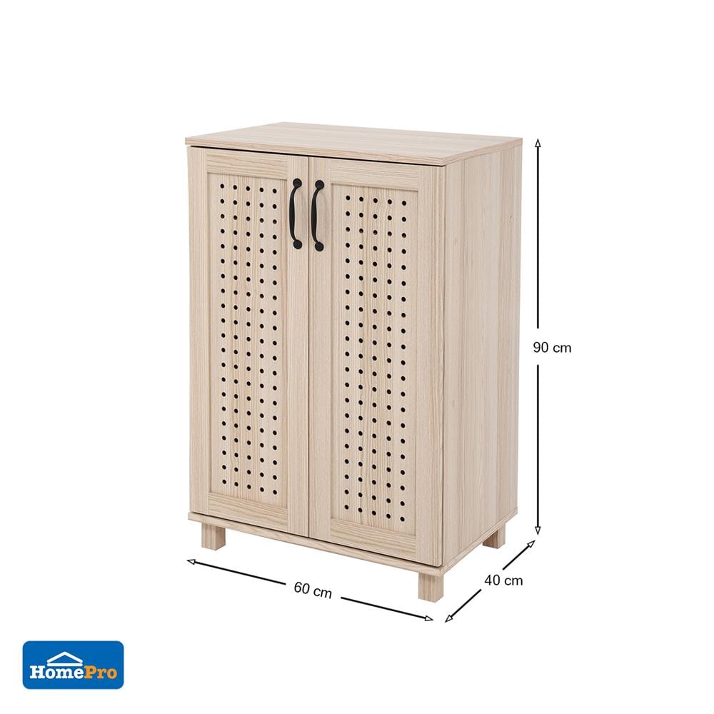 ตู้วางรองเท้า 10-15 คู่ FURDINI ZANE PSP-8217 60 ซม. สี PINE OAK