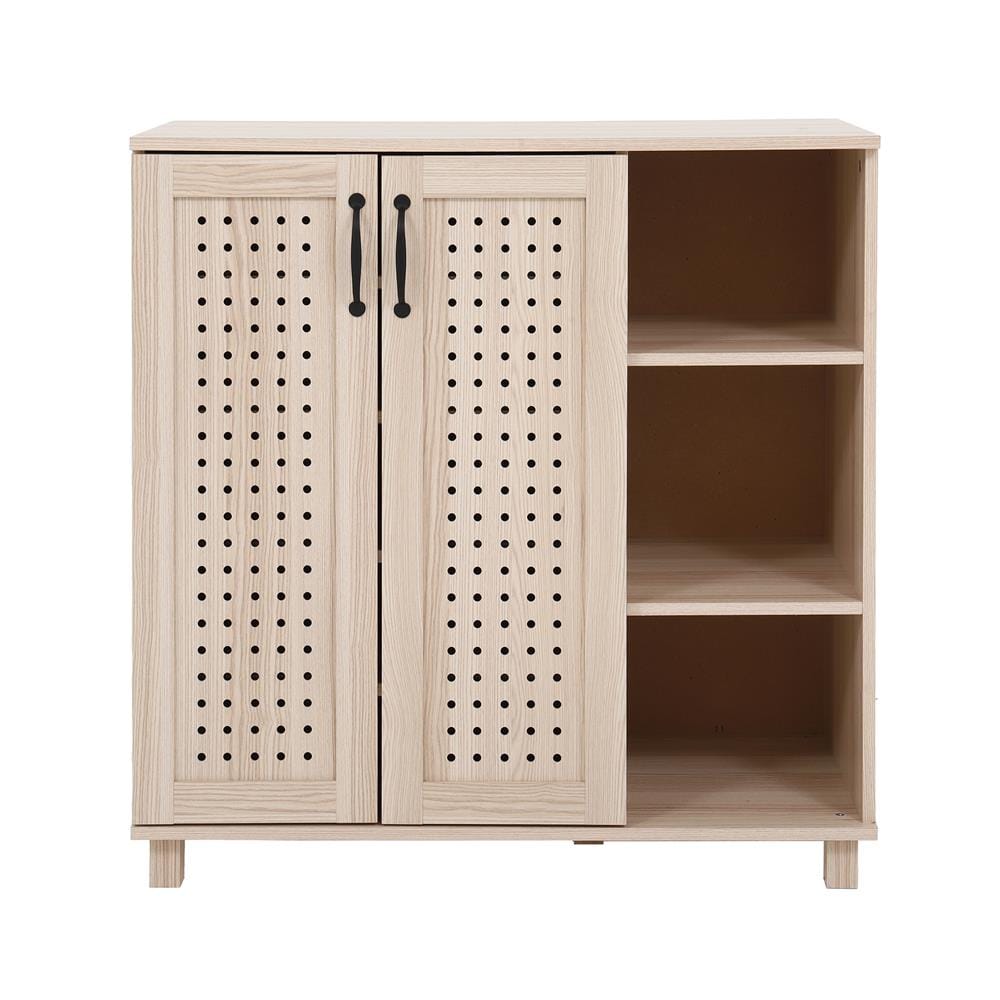 ตู้วางรองเท้า 15-20 คู่ FURDINI ZANE PSP-8218 90 ซม. สี PINE OAK