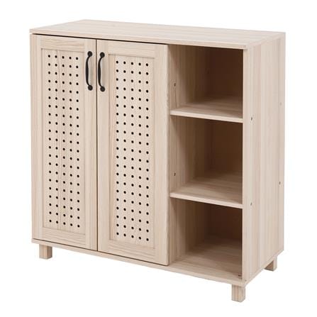 ตู้วางรองเท้า 15-20 คู่ FURDINI ZANE PSP-8218 90 ซม. สี PINE OAK_0