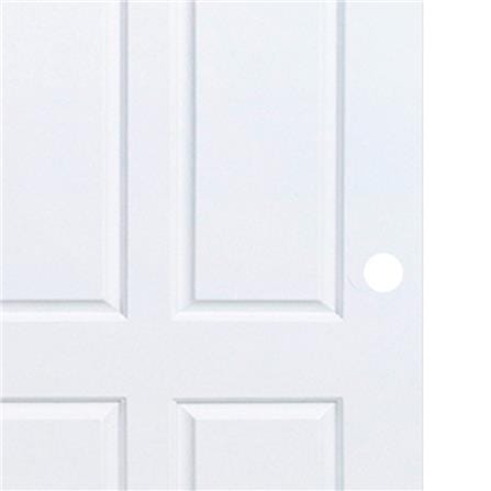ประตูภายนอก UPVC เจาะรูลูกบิด PARAZZO MN005 80X200 ซม. สีขาว_1