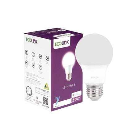หลอด LED ECOLINK A60 7 วัตต์ DAYLIGHT E27_1