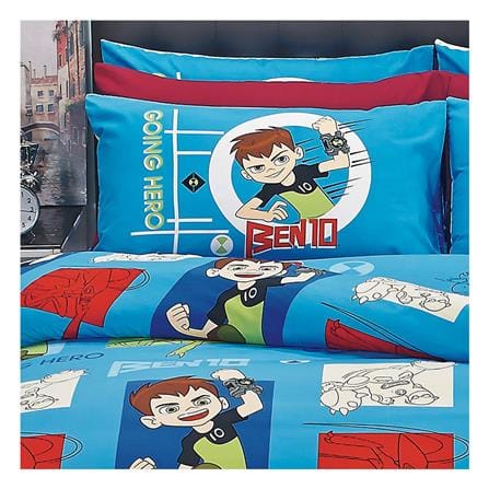 ชุดผ้าปูที่นอน 6 ฟุต 6 ชิ้น SATIN PLUS BENTEN PL022_1