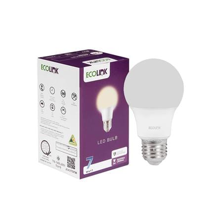 หลอด LED ECOLINK A60 7 วัตต์ WARMWHITE E27_1