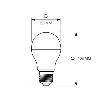 หลอด LED ECOLINK A60 7 วัตต์ WARMWHITE E27_3