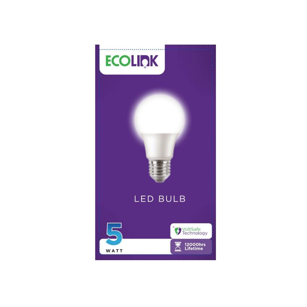 หลอด LED ECOLINK A60 5 วัตต์ DAYLIGHT E27