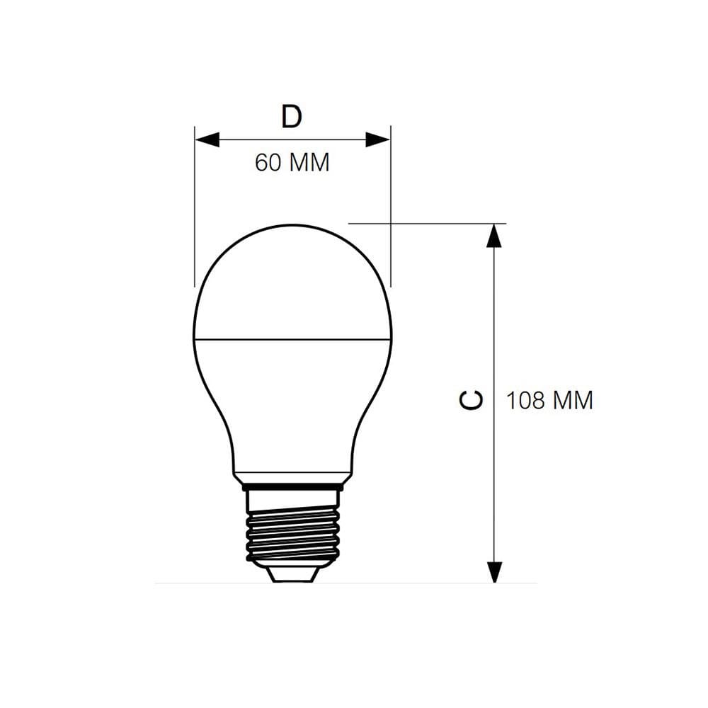 หลอด LED ECOLINK A60 5 วัตต์ DAYLIGHT E27