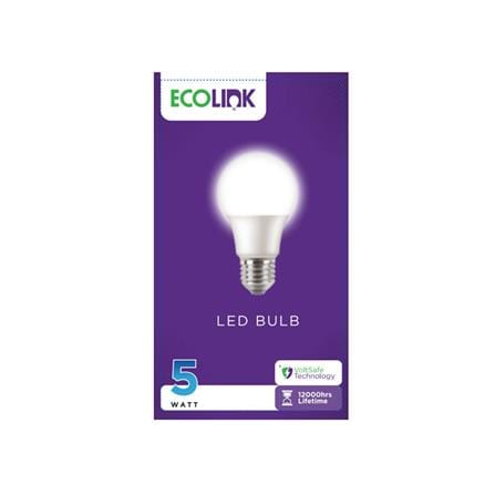 หลอด LED ECOLINK A60 5 วัตต์ DAYLIGHT E27_1