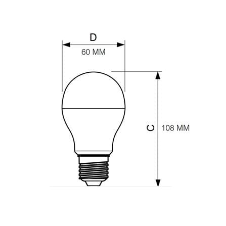 หลอด LED ECOLINK A60 5 วัตต์ DAYLIGHT E27_2