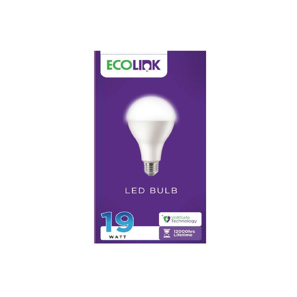 หลอด LED ECOLINK A80 19 วัตต์ DAYLIGHT E27