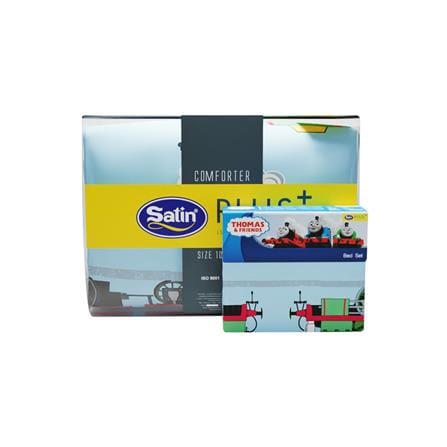 ชุดผ้าปูที่นอน 3.5 ฟุต 4 ชิ้น SATIN PLUS THOMAS PL003_4