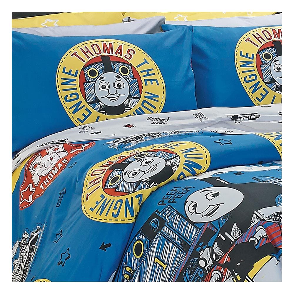 ชุดผ้าปูที่นอน 6 ฟุต 5 ชิ้น SATIN PLUS THOMAS PL001