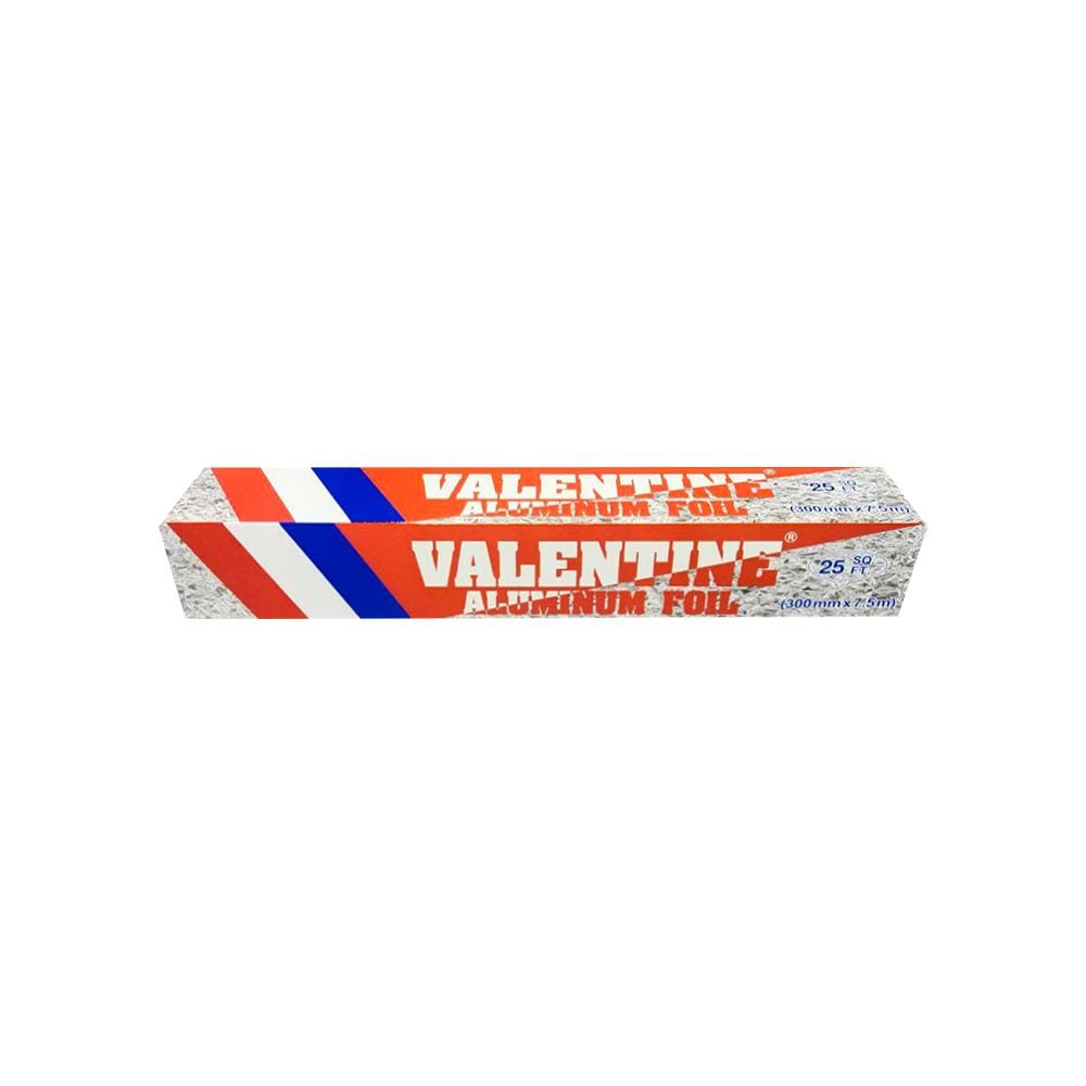 อะลูมิเนียมฟอยล์ VALENTINE 30 ซม. x 7.5 ม.