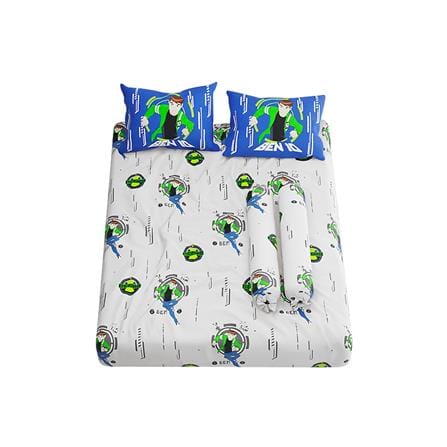 ชุดผ้าปูที่นอน 5 ฟุต 5 ชิ้น SATIN PLUS BENTEN PL014_2