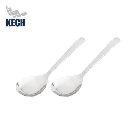 ช้อนจีนสเตนเลส KECH แพ็ก 2 ชิ้น_0