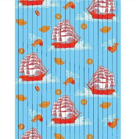 มู่ลี่ PVC WSP (P)TK-36/B21 80X200 ซม. สีฟ้า_1