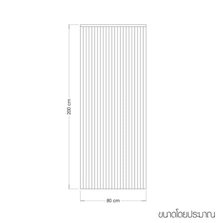 มู่ลี่ PVC WSP TK-46/014 80X200 ซม._2